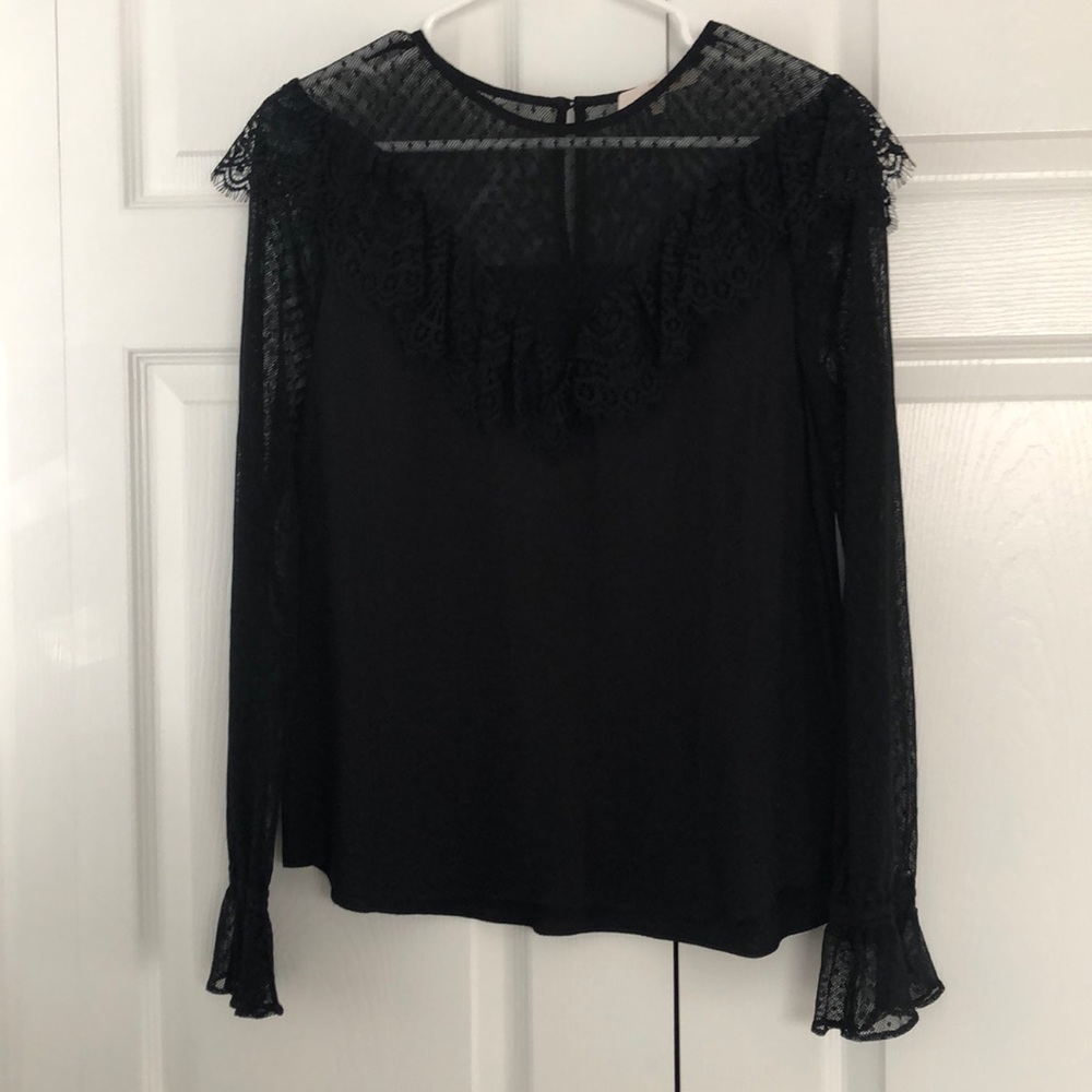 Seven for all mankind lace blouse